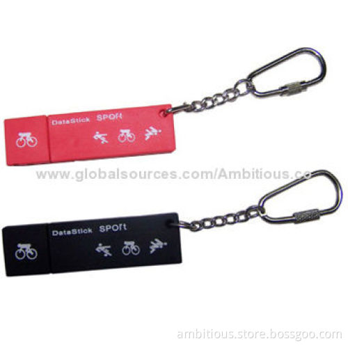 2GB USB Flash Drive, Rubber Case